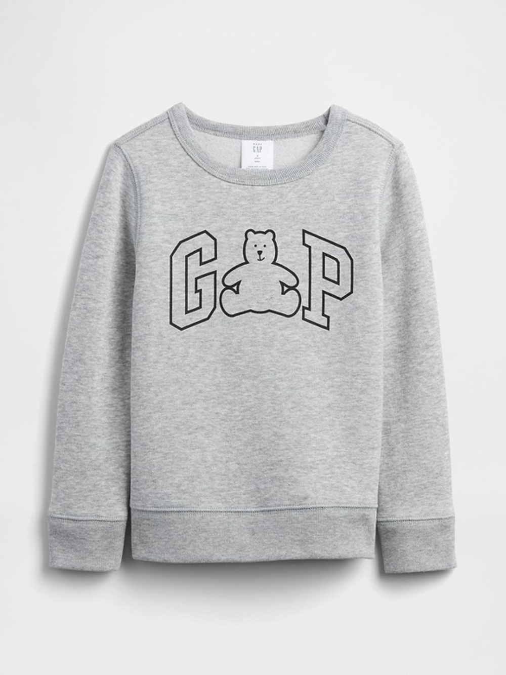 GAP Grey Crewneck Sweatshirt with Bear Logo size 2 Years